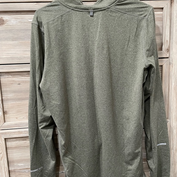 Nike running mens medium used like new gray and green - Picture 4 of 7
